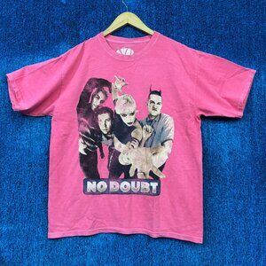 No Doubt Pink Rock T-Shirt Size M/L